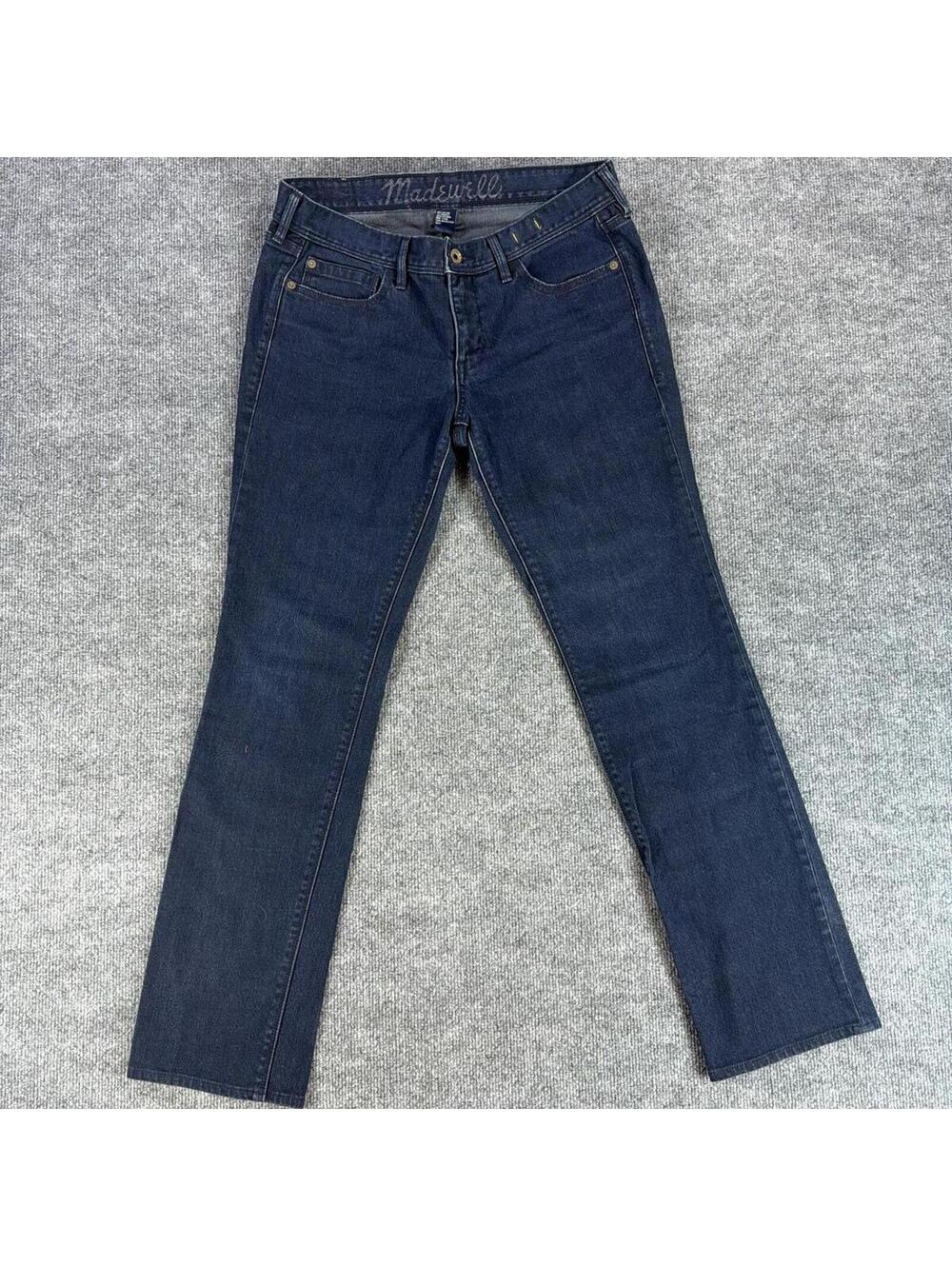 Madewell Dark Blue Denim Dark Wash Jeans 30x34 Casual, Streetwear